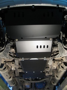 Защита Alfeco для картера, радиатора, КПП и раздатки (4 части) Mitsubishi L200 IV 2006-2015